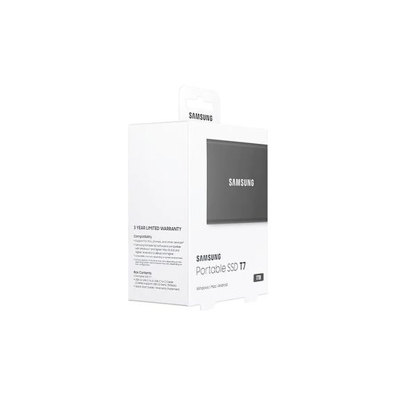 SSD накопичувач Samsung T7 1TB USB 3.2 GEN.2 Gray (MU-PC1T0T/WW) | Зображення 9