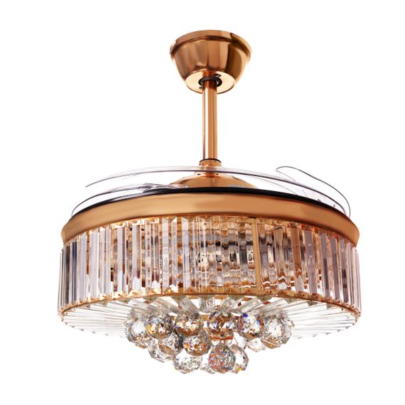 Люстра вентилятор с пультом LED 36W WW RM G (BCL-699S/1) | Зображення 1