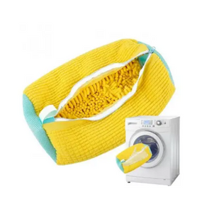 Універсальний жовтий мішок для прання взуття кросівок і делікатних тканин у пральній машині