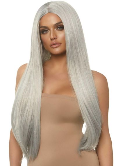 Перука Leg Avenue 33″ Long straight center part wig Grey Sex Aura