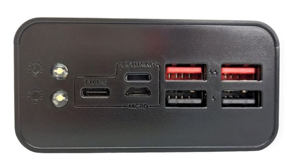 Power Bank 40000 mAh 2 А реальна ємність XO PR124 зарядка зовнішній акумулятор павербанк сертифікований | Зображення 3