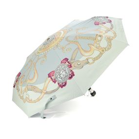 Парасолька жіноча автоматична, D-108см, захист від сонця, UV (99%), захист від дощу, каркас - Al+Fe, White-gold