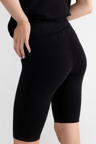 Костюм однотонний жіночий LAWA CTM WBC02312 футболка + шорти M Чорний shop (2000989912347) | Зображення 6