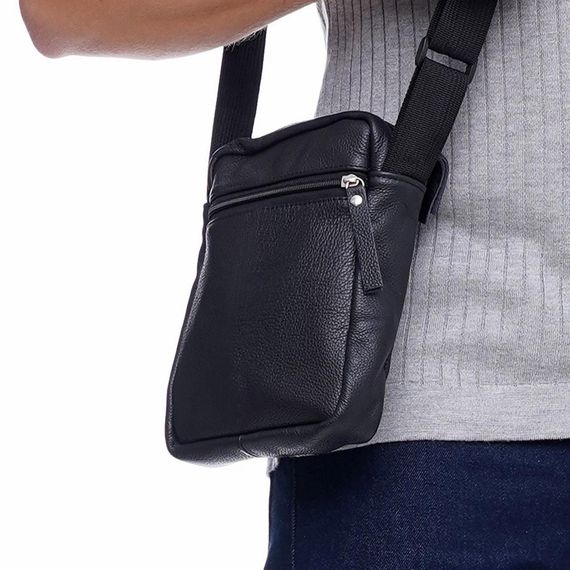 Чоловіча шкіряна сумка, Ділова сумка месенджер, Сумка-месенджер, Чоловічі сумки через плече | Зображення 2