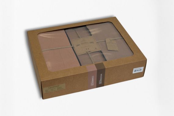 Постільна білизна Limasso Stonewashed Essualte 200 х 220 см Commenser - Woodsmoke | Зображення 6