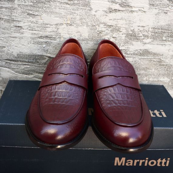 Чоловічі туфлі Лофери коричневі 38 розмір | Зображення 1