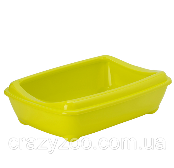 Туалет для котов Moderna Arist-O-Tray Large с бортиком желтый 50х38х14 см C192329
