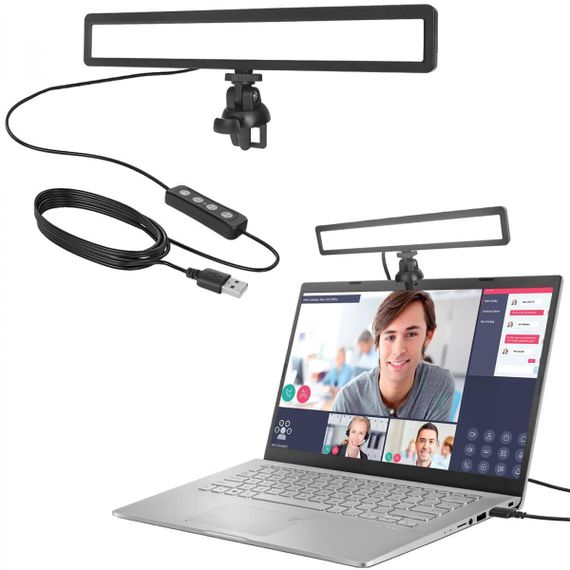 Светодиодная USB десктоп – лампа Andoer SL-01, скринбар для экрана, монитора | Зображення 3
