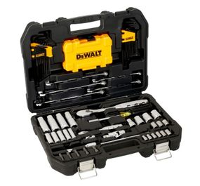Набір головок, біт, шестигранних та накидних ключів DeWalt 1/4 та 3/8 89 предметів (DWMT73800-1)
