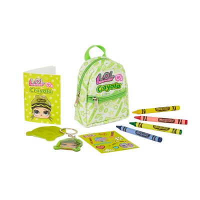 Набір для творчості Crayola Міні-рюкзак Зелений (35054-A) | Зображення 1