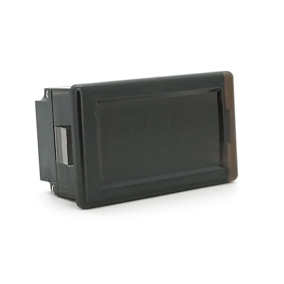 Цифровий вольтметр вологозахищений IP65, діапазон вимірювань 4 -120V, Blue