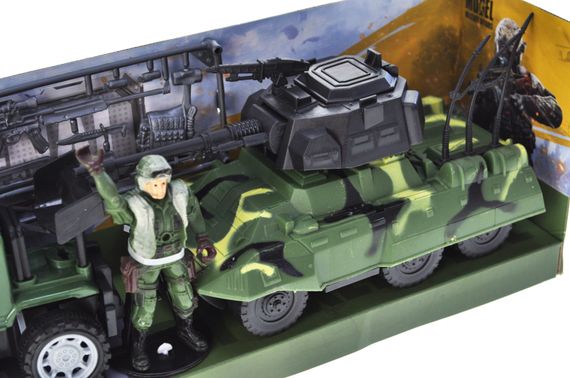 Машина 7-3 військова з набором, в коробці р.35,5x10x14 см YG Toys | Зображення 2