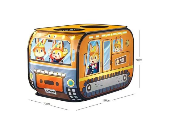 Дитячий ігровий намет TK Group TENT 110 х 70 х 70 см у сумці | Зображення 1