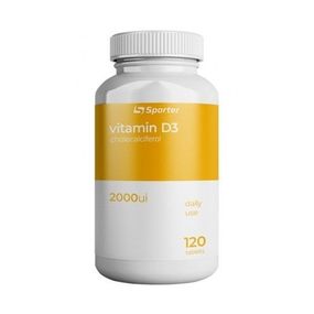 Витамин D для спорта Sporter Vitamin D3 2000 IU 120 Tabs