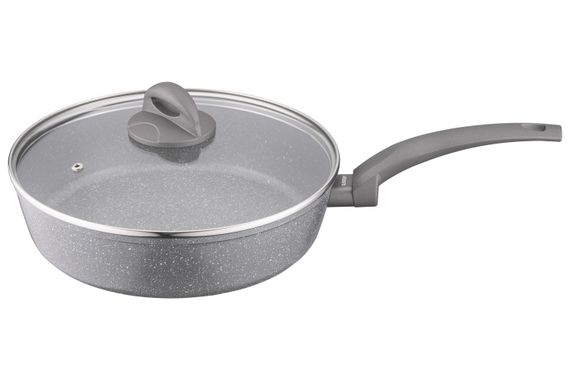 Сковорода ARDESTO глибока з кришкою Gemini Gourmet Apulia, 26см, алюміній, сірий (AR2426GGL) | Зображення 8