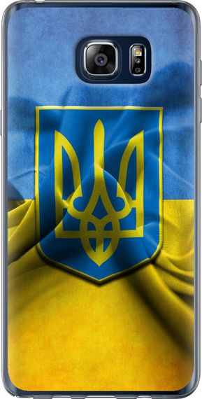 Чехол на Samsung Galaxy Note 5 N920C Флаг и герб Украины 1 "375u-127-17620"