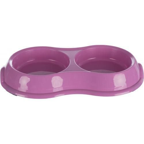 Миска Trixie для собак, двойная, 2х200 л, d:11 см, 26х4х14 см (пластик) | Зображення 3