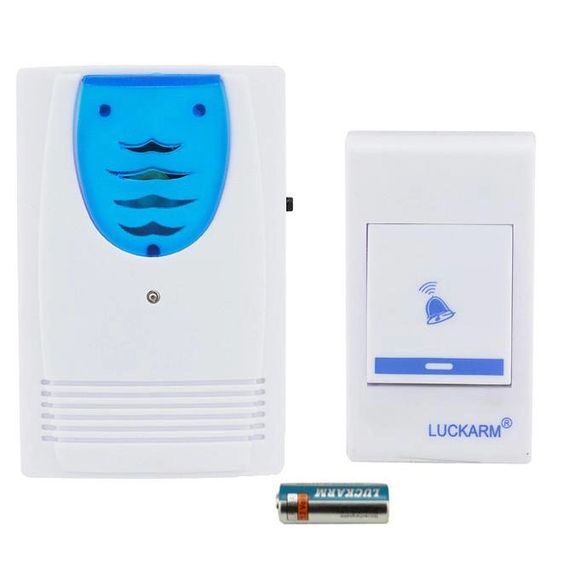 Дверний дзвінок від батарейок Luckarm Intelligent 8203 бездротовий. XE-984 Колір: блакитний | Зображення 3