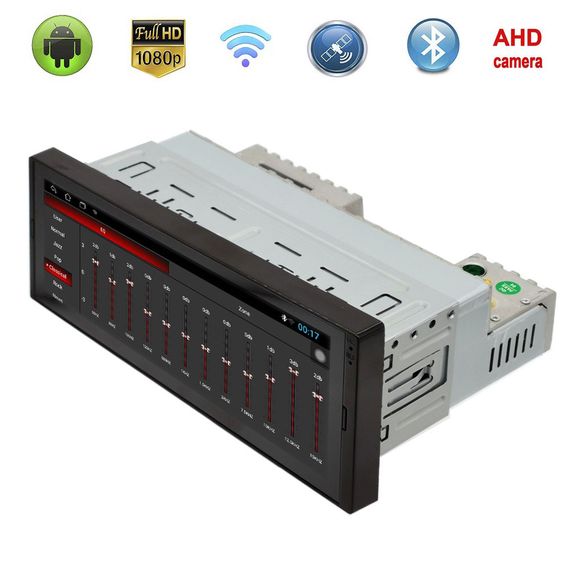 Автомагнитола 1DIN Terra 7069, Android, GPS, 2Gb + 16Gb