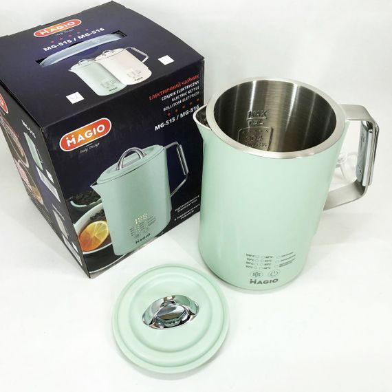 Електрочайник нержавіюча сталь, Чайник для дому зручний, Електрочайник відмінний, Чайник дисковий CS-48