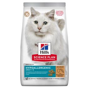 Hill’s SP Adult Hypoallergenic Сухий беззерновий корм для дорослих котів із чутливістю до певних компонентів ї