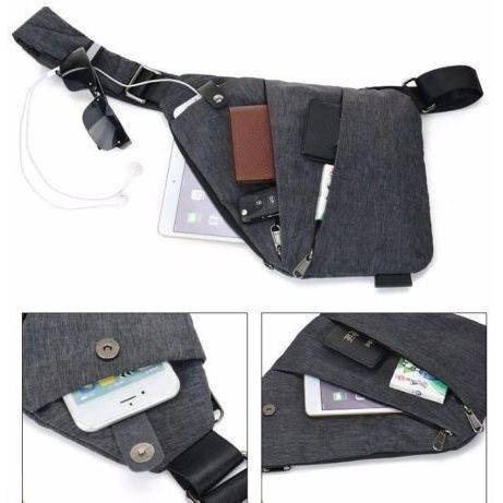 Сумка планшетка мужская Cross Body | Сумка через плечо мессенджер | Сумка мужская планшет DX-161 через плечо | Зображення 2