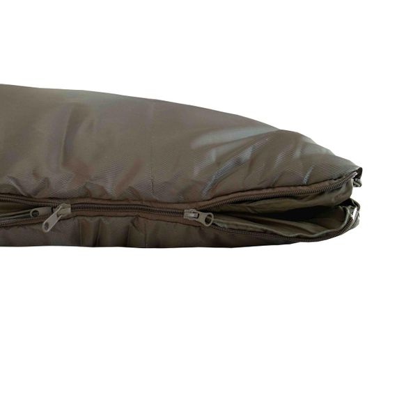 Спальний мішок Tramp Shypit 400 ковдра з капюш правий olive 220/80, спальник туристичний для походу і риболовлі | Зображення 8