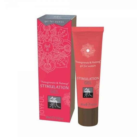 Гель для интимной стимуляции Shiatsu Гранат и Мускатный орех, 30 мл sexstyle