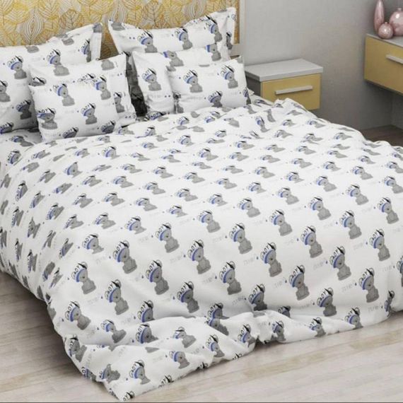 Комплект постельного белья SoundSleep Stoni бязь Односпальный 143х210 см белый (2800004818964) | Зображення 1