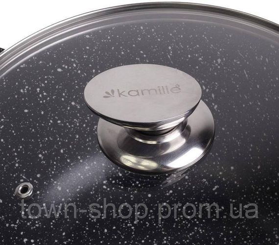 Кастрюля Kamille Landes 2.3л с литыми алюминиевыми ручками KM-4404 | Зображення 4