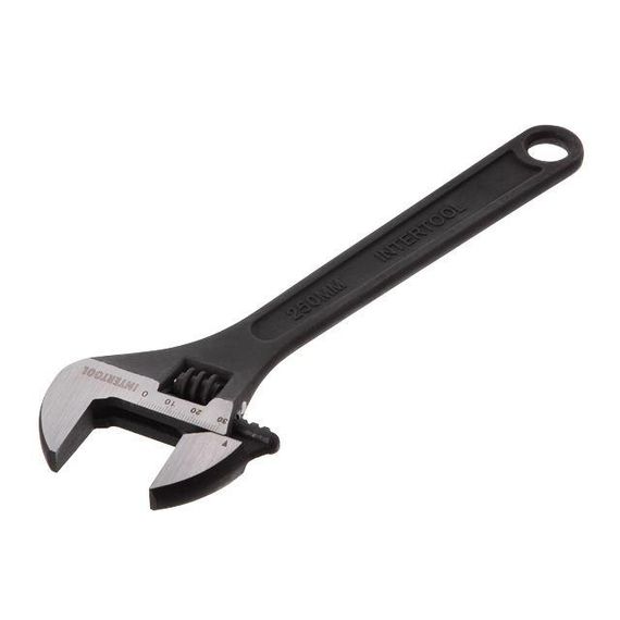 Ключ розвідний 250 мм INTERTOOL HT-0193 | Зображення 1