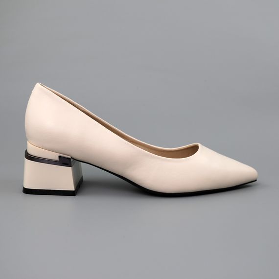 Туфлі-човники жіночі 589913 Молочні 36 37 38 39 40