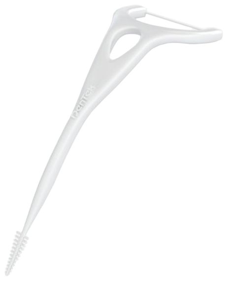 Флоc-зубочистки DenTek Complete Clean Easy Reach Floss Picks комплексне очищення задніх зубів, 75 шт. | Зображення 2