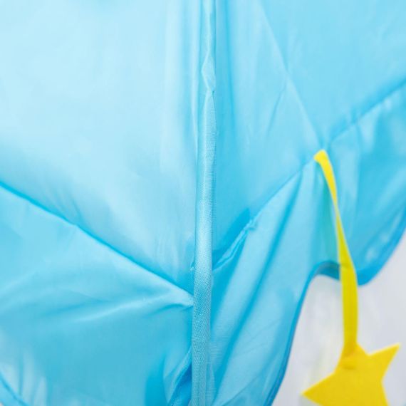 Дитячий ігровий намет будиночок 125×100×120 см намет будиночок для дітей Блакитний HP-S-1NDBL | Зображення 8