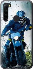 Чехол на Xiaomi Redmi Note 8 Мотокросс из пластика FCh_056980