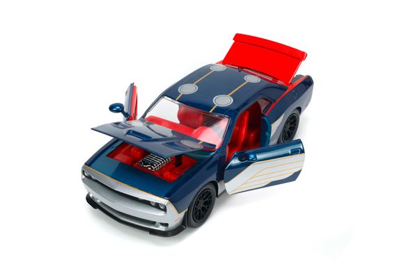 Машина металева Dodge Challenger Marvel Comics із фігуркою Тора | Зображення 8