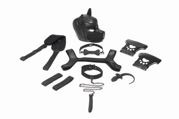 Набор BDSM щенка Master Series Luxury Pup Arsenal Set - Black Sex Aura