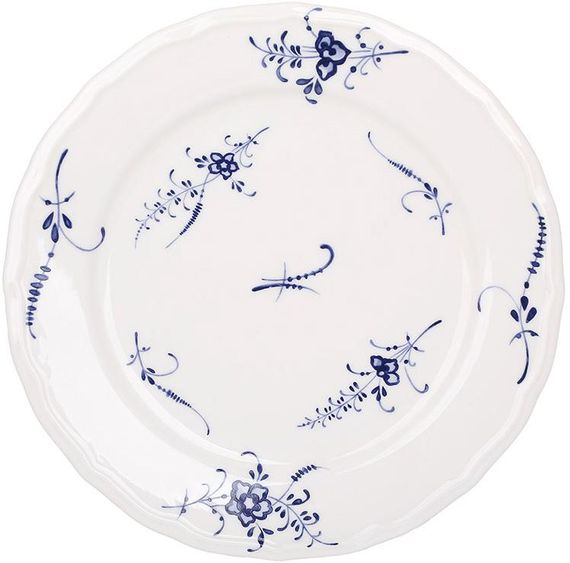 Набір фарфорових тарілок Venezia: Azure Midi, D=22 см (6 шт.)