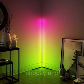 Угловой LED торшер Ledox Design с пультом и регулируемой яркостью 330 цветовых комбинаций