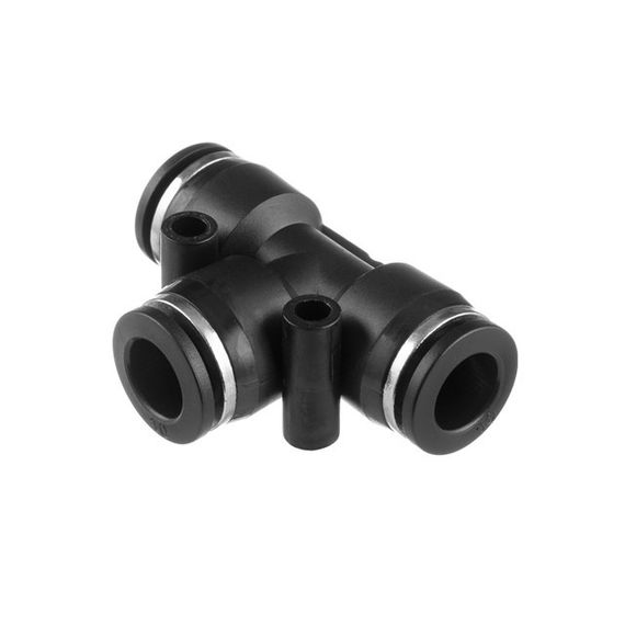 Цангове з'єднання Т-подібне для поліуретанових та ін. шлангів 10 мм INTERTOOL PT-2348