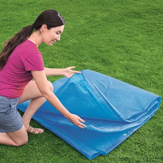 Теплосберегающее покрытие (солярная пленка) для бассейна Intex 28010T диаметр 206 см | Зображення 2