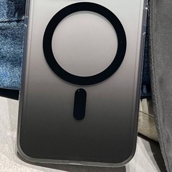 Чохол TPU+PC Shadow with MagSafe для Apple iPhone 15 (6.1") Black | Зображення 2