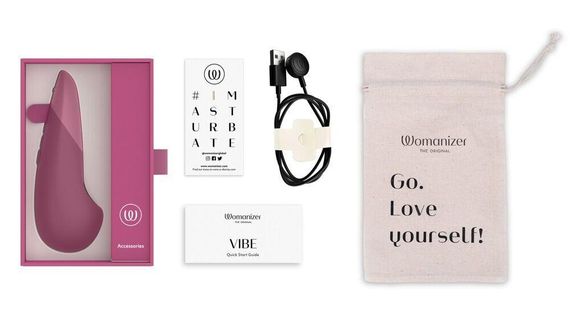Мінівібратор Womanizer Vibe Dusky Pink, 3 авторежими + 10 рівнів інтенсивності Sex Aura | Зображення 6