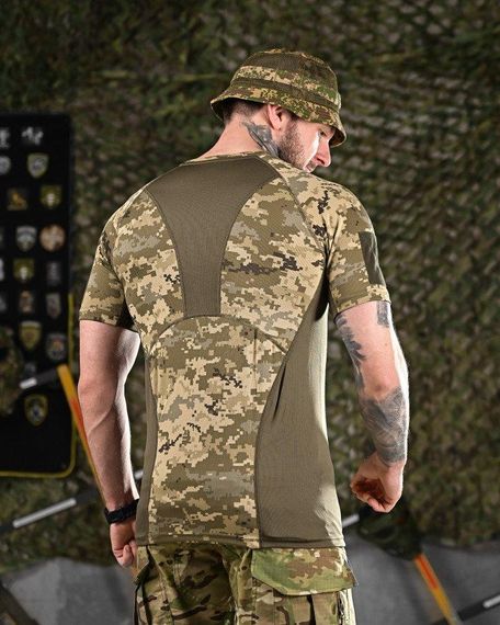 Тактична терморегулююча футболка AXEL піксель