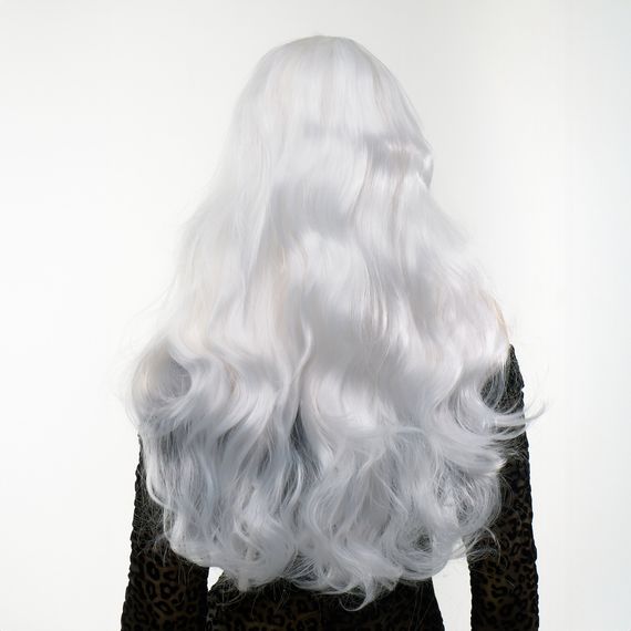 Перука довга Кучерява з чубчиком Fetish Hair білий, 70 см | Зображення 2