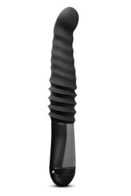 Роскошный вибратор с фрикциями Blush Temptasia Lazarus черный Sex Aura