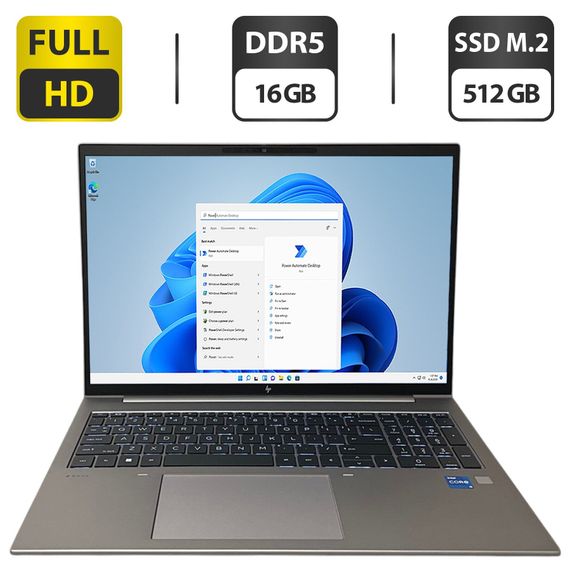 Ультрабук HP ZBook Firefly 16 G10 / 16" (1920x1200) IPS / Intel Core i5-1335U (10 (12) ядер по 3.4 - 4.6 GHz) / 16 GB DDR5 / 512 GB SSD M.2 / Intel Iris Xe Graphics / WebCam / Fingerprint б/у