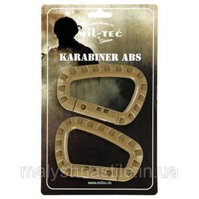 КАРАБІН ТАКТИЧНИЙ ПЛАСТИКОВИЙ ABS (2 ШТ.) 15921005