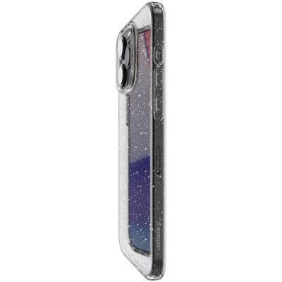 Чехол для мобильного телефона Spigen Apple iPhone 15 Pro Liquid Crystal Glitter Crystal Quartz (ACS06701) | Зображення 7