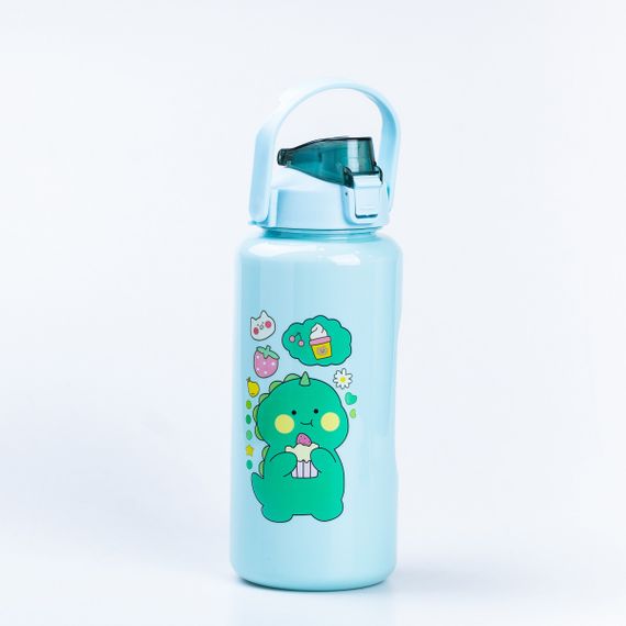 Набір багаторазових пляшок 3 в 1 Дракоша 0.3л 0.7л 2л М'ятний | Зображення 1